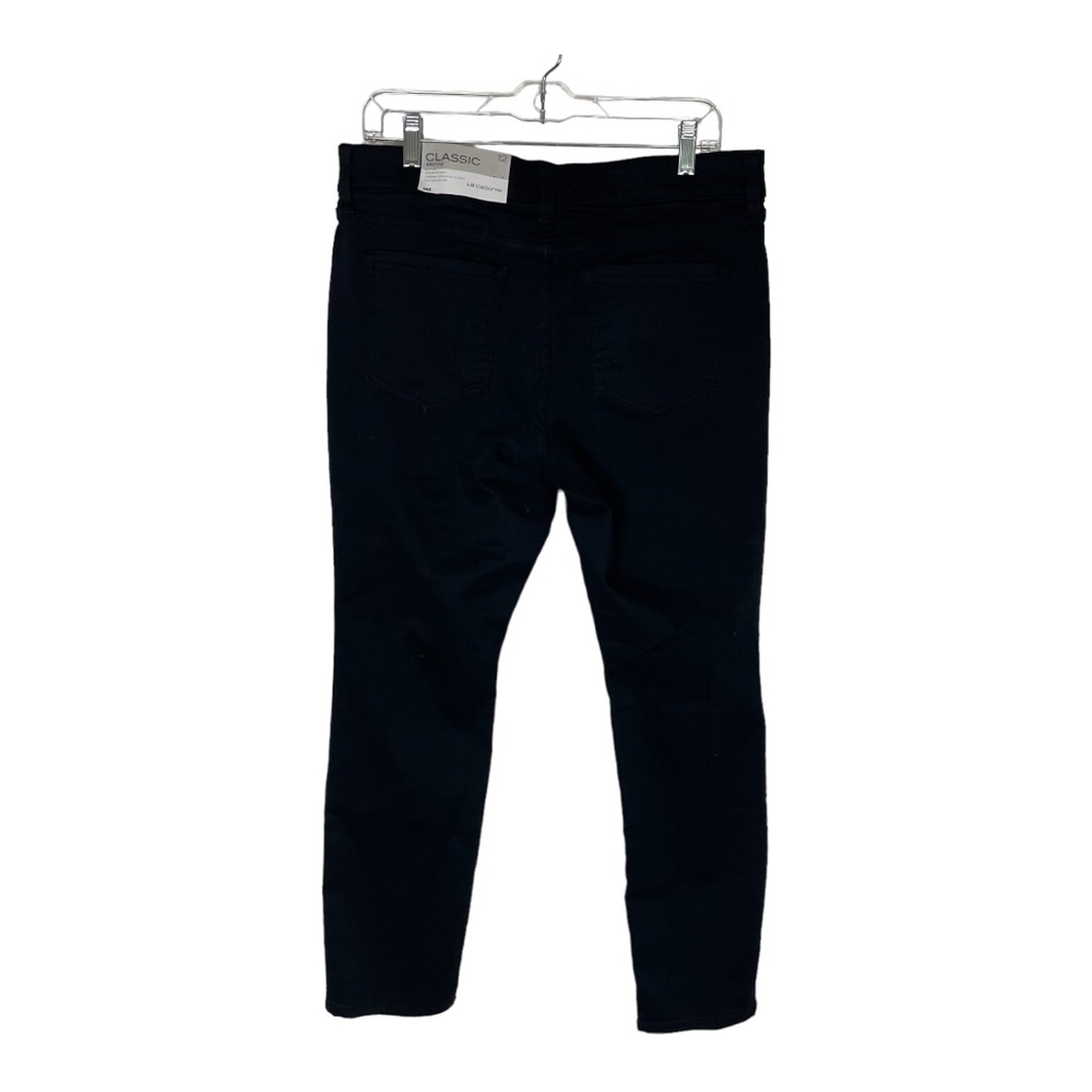 NWT‎ Liz Claiborne Black Classic Skinny Jeans Size 12 Flex Fit - Picture 6 of 14